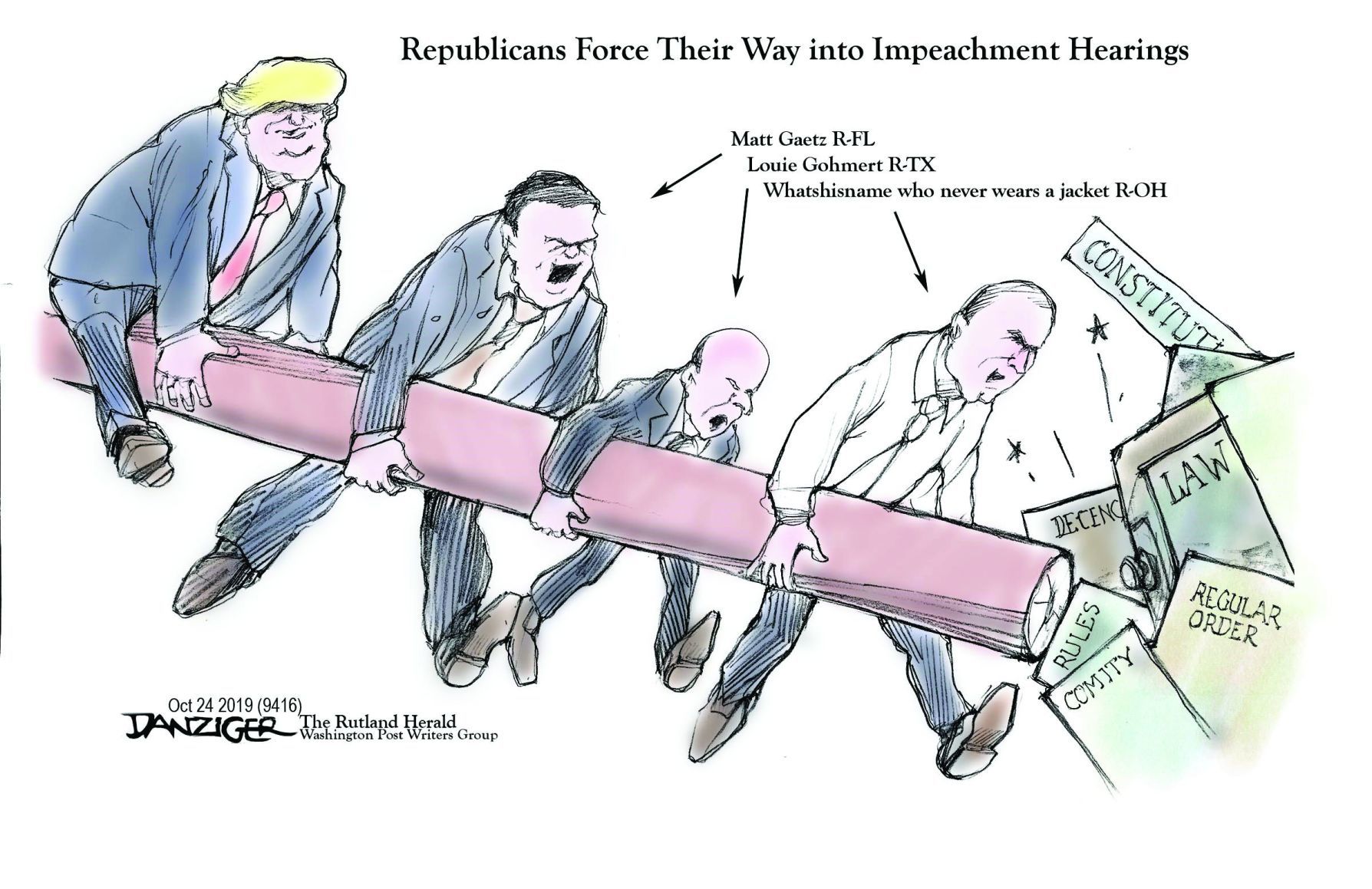 Jeff Danziger cartoon